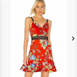 AO Kirby Seine Garden ruffled floral mini dress 8